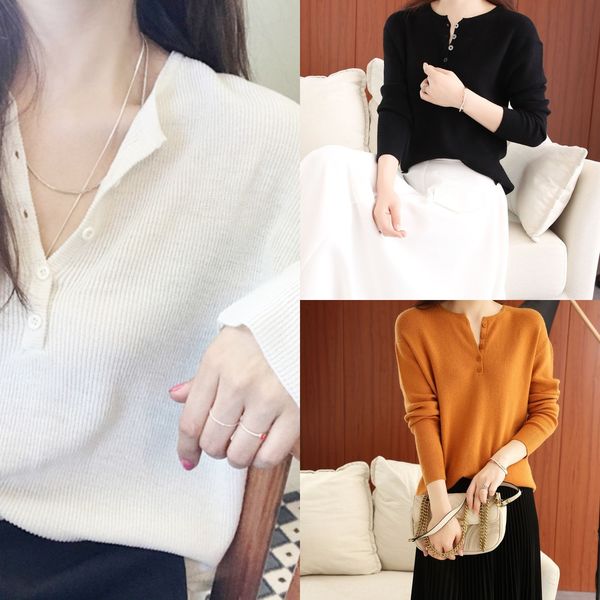 velvet ledi autumn 2020 new women's half sweater open collar temperament solid color small fresh sweater cnfbd, White;black
velvet ledi autumn 2020 new women's half sweater open collar temperament solid color small fresh sweater cnfbd, White;black