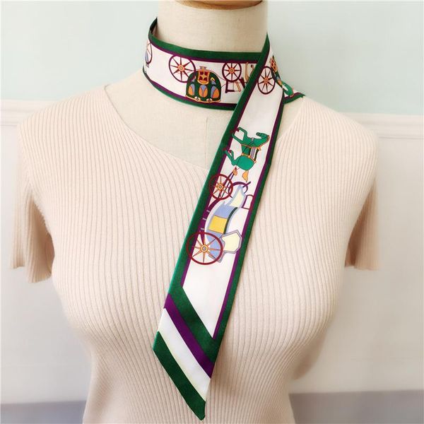 spring summer new style carriage narrow strip business small silk hair band women's tied bag handle ribbon women's, Blue;gray
spring summer new style carriage narrow strip business small silk hair band women's tied bag handle ribbon women's, Blue;gray