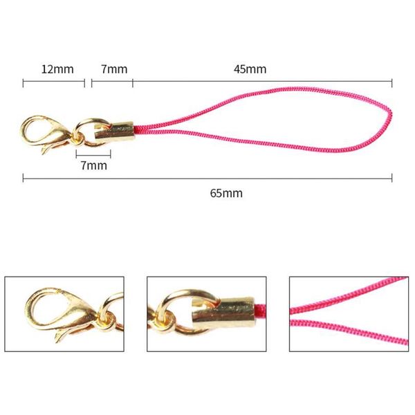 50pcs mulitcolor gold lobster clasp(12mm) lanyard strap cord (5cm) mobile straps charm nylon key ring chain diy qylvkd
50pcs mulitcolor gold lobster clasp(12mm) lanyard strap cord (5cm) mobile straps charm nylon key ring chain diy qylvkd