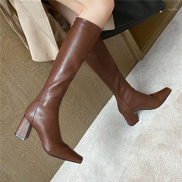 boots 2021 fall winter square toe women knee-high stretch thin thick heel ladies shoes riding solid color equestrian boots1, Black
boots 2021 fall winter square toe women knee-high stretch thin thick heel ladies shoes riding solid color equestrian boots1, Black