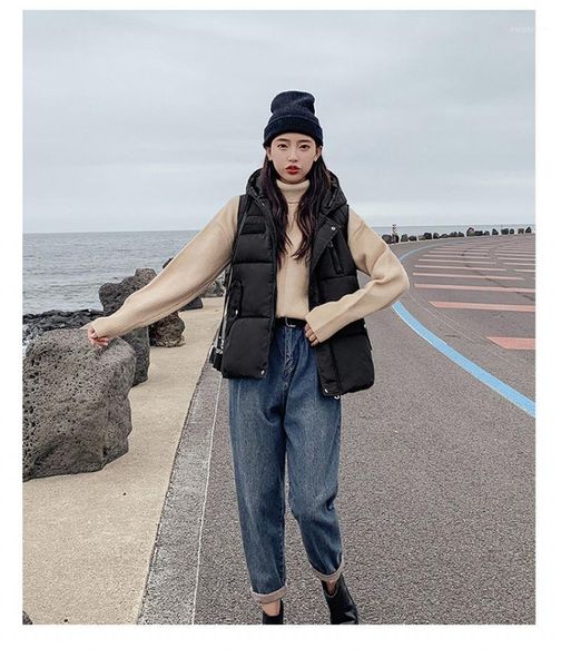 spandex with siamese cap women vest 2020 new fashion mid-long style thermal solid winter womens vests concise womens warm jacket1, Black;white
spandex with siamese cap women vest 2020 new fashion mid-long style thermal solid winter womens vests concise womens warm jacket1, Black;white