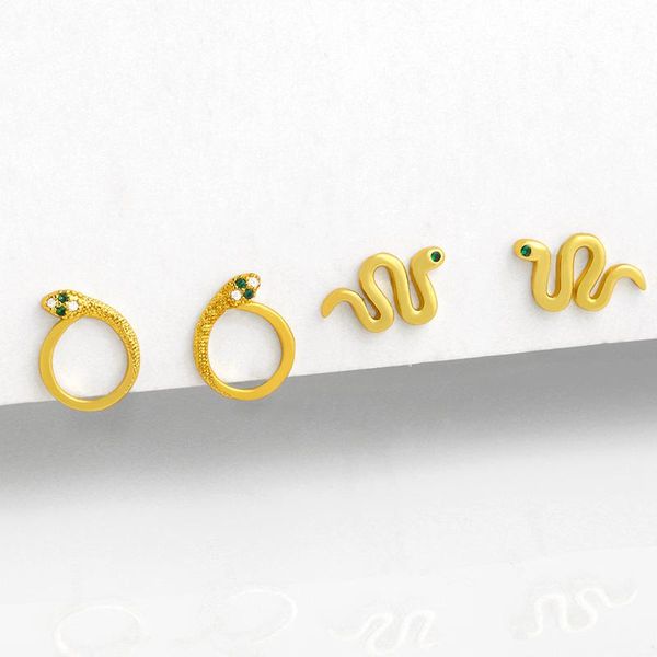 stud flola small polished snake earrings for women cute tiny circle round cz gold filled statement jewelry gifts ersu99, Golden;silver
stud flola small polished snake earrings for women cute tiny circle round cz gold filled statement jewelry gifts ersu99, Golden;silver