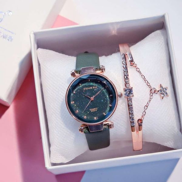 french minority waterproof new watch 2019 girl style simple temperament student korean star sky, Slivery;brown
french minority waterproof new watch 2019 girl style simple temperament student korean star sky, Slivery;brown