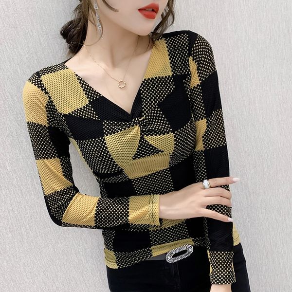 autumn 2020 new print slim fit women's v-neck long sleeve t-shirt low chest waist bottom coat t-shirt znc7n, White
autumn 2020 new print slim fit women's v-neck long sleeve t-shirt low chest waist bottom coat t-shirt znc7n, White