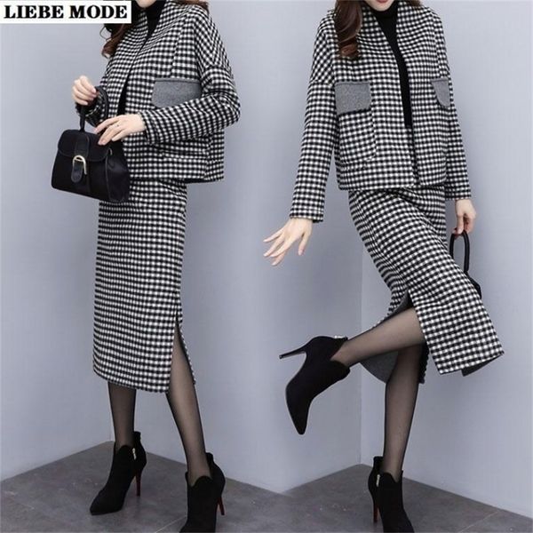 women autumn business long skirt suits for women jacket and skirt female casual plaid outfits 2 piece knee length skirts set 200923, White
women autumn business long skirt suits for women jacket and skirt female casual plaid outfits 2 piece knee length skirts set 200923, White