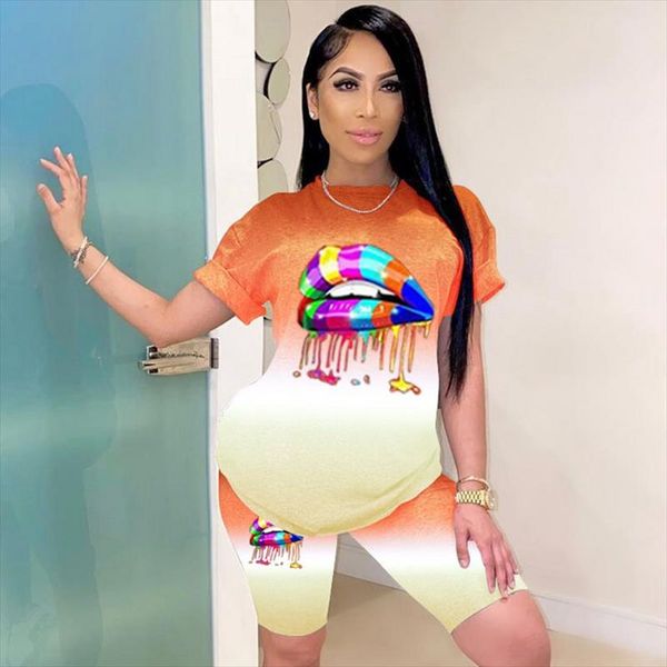 2 pieces womens sets 2020 women summer two pieces sets tracksuits short sleeve t shirt shorts suit night fitness sporty outfits, Gray
2 pieces womens sets 2020 women summer two pieces sets tracksuits short sleeve t shirt shorts suit night fitness sporty outfits, Gray
