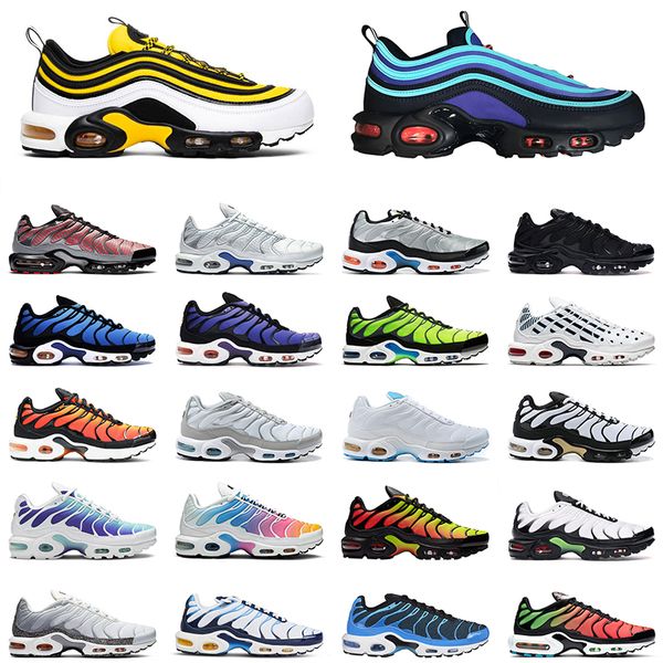 frequency pack tn plus mens running shoes triple white black multi hyper blue men women trainer sports sneakers size 36-45
frequency pack tn plus mens running shoes triple white black multi hyper blue men women trainer sports sneakers size 36-45