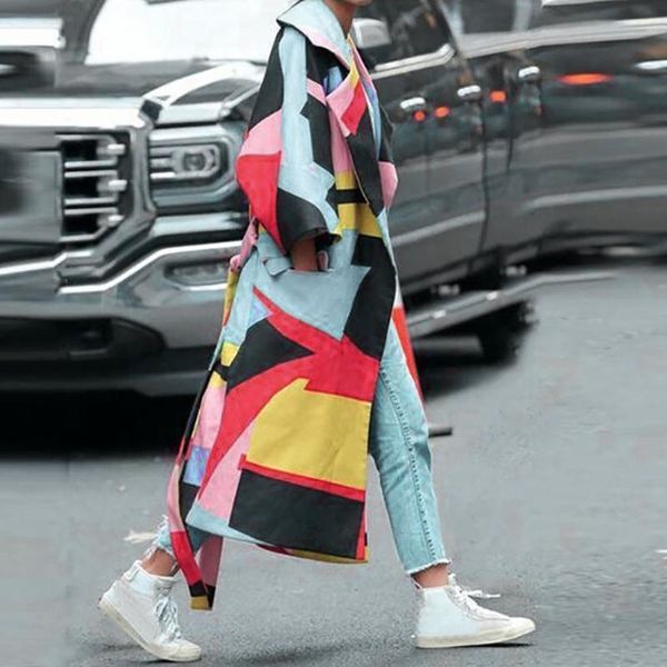 women's trench coats nice fashion print patchwork mid-long coat women khaki slim belt cloak mujer windbreaker female abrigos brazil#j31, Tan;black
women's trench coats nice fashion print patchwork mid-long coat women khaki slim belt cloak mujer windbreaker female abrigos brazil#j31, Tan;black