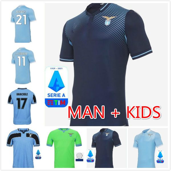 20 21 lazio soccer jerseys 120th anniversary 2020 2021 maglie immobile luis bastos alberto sergej home third men kids kit football shirts, Black;yellow
20 21 lazio soccer jerseys 120th anniversary 2020 2021 maglie immobile luis bastos alberto sergej home third men kids kit football shirts, Black;yellow