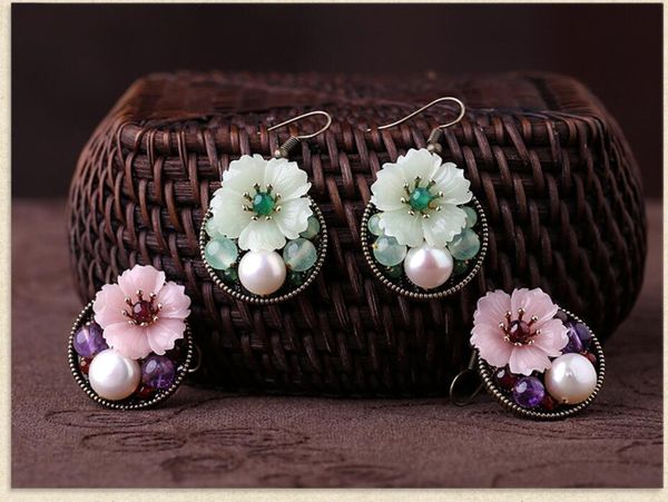 2020 the new style of chinese classical style retro pearl ear drop minority design ethnic style exaggerated round earrings 207, Silver
2020 the new style of chinese classical style retro pearl ear drop minority design ethnic style exaggerated round earrings 207, Silver