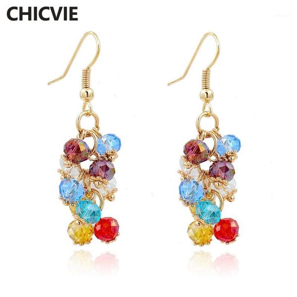 dangle & chandelier chicvie fashion jewelry gold color crystal bead tassel drop earrings with stones for women red statement ser1401711, Silver
dangle & chandelier chicvie fashion jewelry gold color crystal bead tassel drop earrings with stones for women red statement ser1401711, Silver