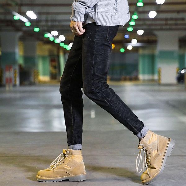 mens cool designer brand black jeans skinny zipper draped jeans men's smart casual frenum cargo pants, Blue
mens cool designer brand black jeans skinny zipper draped jeans men's smart casual frenum cargo pants, Blue