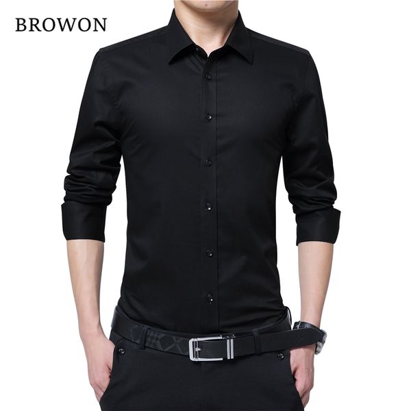 browon men fashion blouse shirt long sleeve business social shirt solid color turn-neck plus size work blouse brand clothes 201123, White;black
browon men fashion blouse shirt long sleeve business social shirt solid color turn-neck plus size work blouse brand clothes 201123, White;black