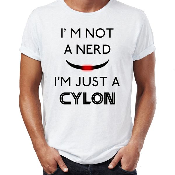 men's t shirt battlestar galactica cylon nerdy tee sport hooded sweatshirt hoodie