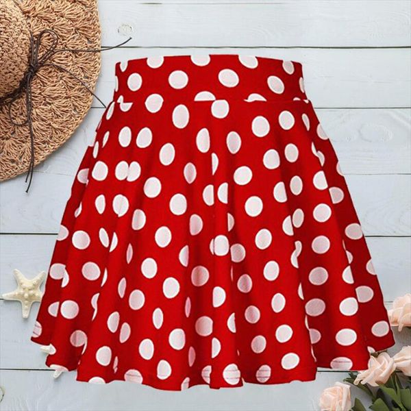 fashion polka dot skirts for women casual elastic high waist mini skirt rockabilly party skater pleated vintage skirt, Black
fashion polka dot skirts for women casual elastic high waist mini skirt rockabilly party skater pleated vintage skirt, Black