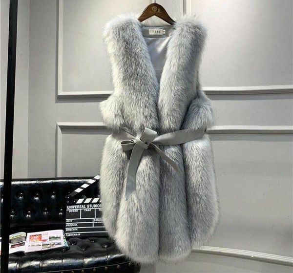 women's fur & faux 2021 vest jacket winter sleeveless women fake skin patchwork thick coat, Black
women's fur & faux 2021 vest jacket winter sleeveless women fake skin patchwork thick coat, Black