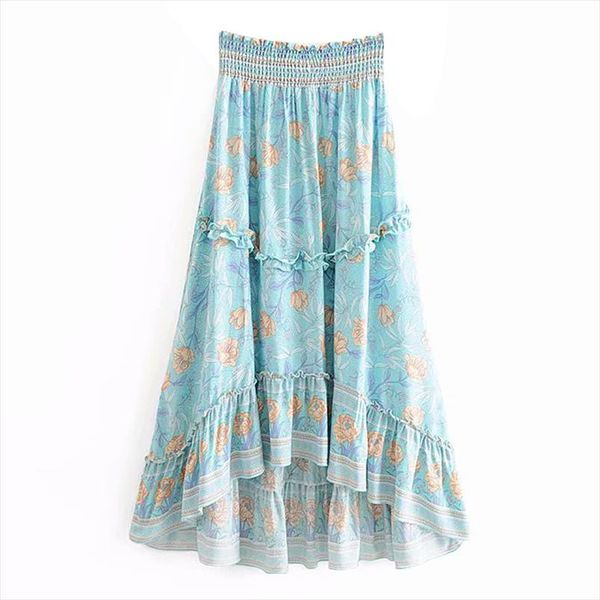blue long skirt for women cotton elastic asymmetrical skirts womens floral skirts women new 2020 summer skirt, Black
blue long skirt for women cotton elastic asymmetrical skirts womens floral skirts women new 2020 summer skirt, Black