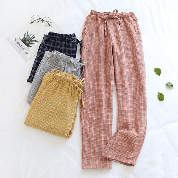 japanese new spring and autumn couples cotton crepe cloth plaid trousers men and women large size home pants simple casual pants1, Black;red
japanese new spring and autumn couples cotton crepe cloth plaid trousers men and women large size home pants simple casual pants1, Black;red