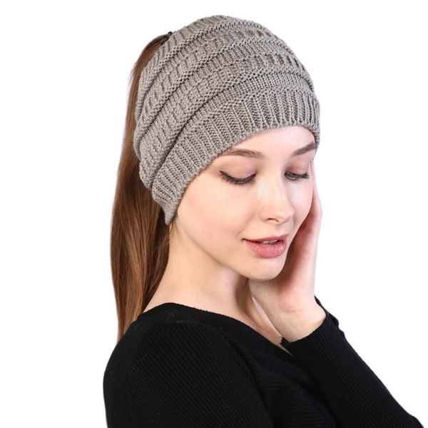 autumn winter hat ponytail beanie women stretch knitted crochet beanies cap hats for women warm lady, Blue;gray
autumn winter hat ponytail beanie women stretch knitted crochet beanies cap hats for women warm lady, Blue;gray