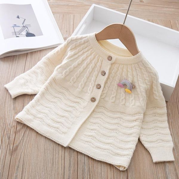 pullover girls cardigan autumn winter baby pure color rainbow brooch knitted sweater children clothes wholesale1, Blue
pullover girls cardigan autumn winter baby pure color rainbow brooch knitted sweater children clothes wholesale1, Blue