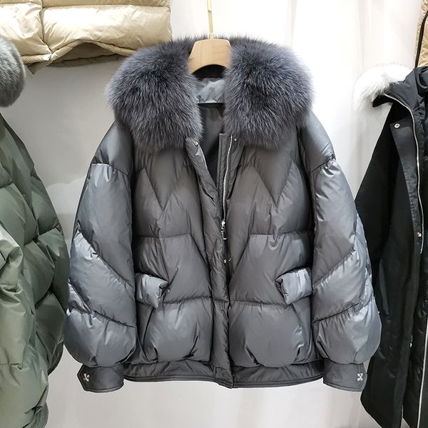 2021 new great regal fur collar winter jacket 90% white under women's coat thicken warm parka apn5, Black
2021 new great regal fur collar winter jacket 90% white under women's coat thicken warm parka apn5, Black