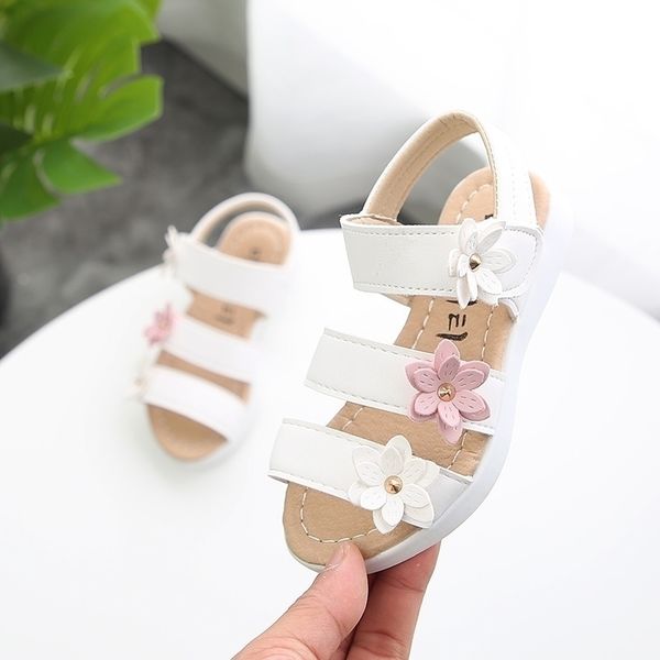 new style summer girl beach children flowers princess sandal fashion kids shoes white yellow pink y200619, Black;red
new style summer girl beach children flowers princess sandal fashion kids shoes white yellow pink y200619, Black;red