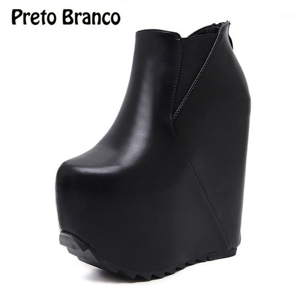 preto branco high heel platform shoes stage high-heeled shoes 16cm wedge hidden heel boots high women boots -555-31, Black
preto branco high heel platform shoes stage high-heeled shoes 16cm wedge hidden heel boots high women boots -555-31, Black