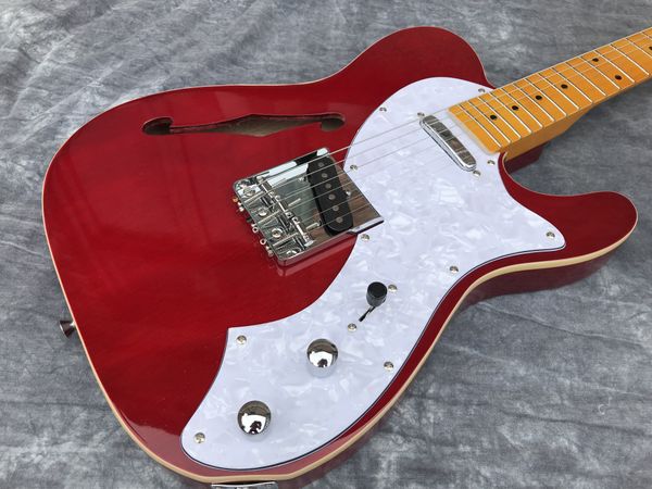 china electric guitar customs shop t l guitar hollow body half jazz guitar red color
china electric guitar customs shop t l guitar hollow body half jazz guitar red color