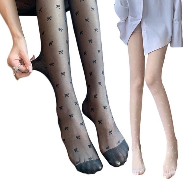 women summer thin stretch pantyhose cute bowknot jacquard see-through tights stockings solid slim party clubwear, Black;white
women summer thin stretch pantyhose cute bowknot jacquard see-through tights stockings solid slim party clubwear, Black;white