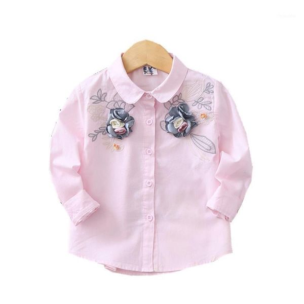fashion flower children's long sleeve shirt 2020 spring girls' shirt baby, White;black
fashion flower children's long sleeve shirt 2020 spring girls' shirt baby, White;black