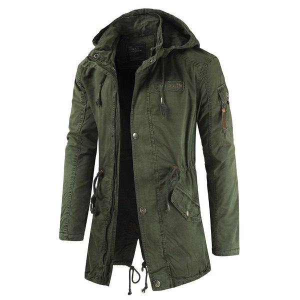 2020 autumn winter trench coat men fashion hooded long jacket army green windbreaker plus size 4xl, Tan;black
2020 autumn winter trench coat men fashion hooded long jacket army green windbreaker plus size 4xl, Tan;black