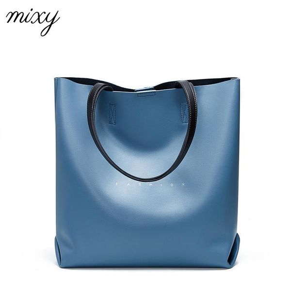 fashion genuine leather tote women large capacity cowhide handbags ladies bucket blue hand bag female solid handbag
fashion genuine leather tote women large capacity cowhide handbags ladies bucket blue hand bag female solid handbag