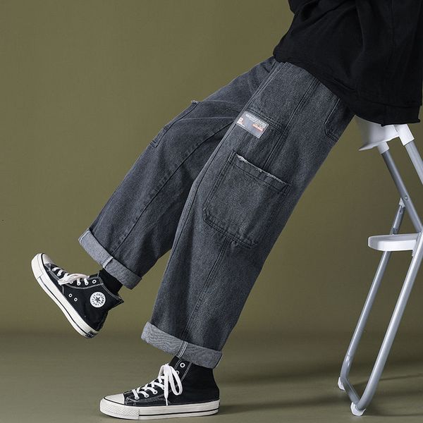 men's brem 2021 spring/winter new fine retro large pocket plus breech pants fashion young clothes yfe0, Blue
men's brem 2021 spring/winter new fine retro large pocket plus breech pants fashion young clothes yfe0, Blue