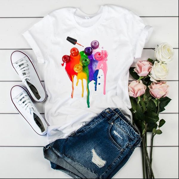 women fashion watercolor 3d casual short sleeve tees 90s graphic female ladies womens lady t shirt t shirt t shirts, White
women fashion watercolor 3d casual short sleeve tees 90s graphic female ladies womens lady t shirt t shirt t shirts, White