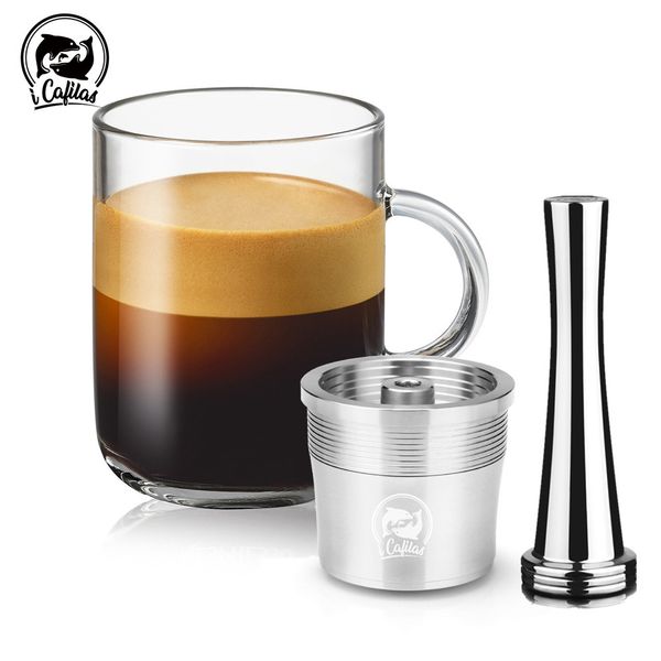 icalifas compatible with coffee machine maker/stainless steel metal refillable reusable capsule for illy espresso cafe q0109
icalifas compatible with coffee machine maker/stainless steel metal refillable reusable capsule for illy espresso cafe q0109