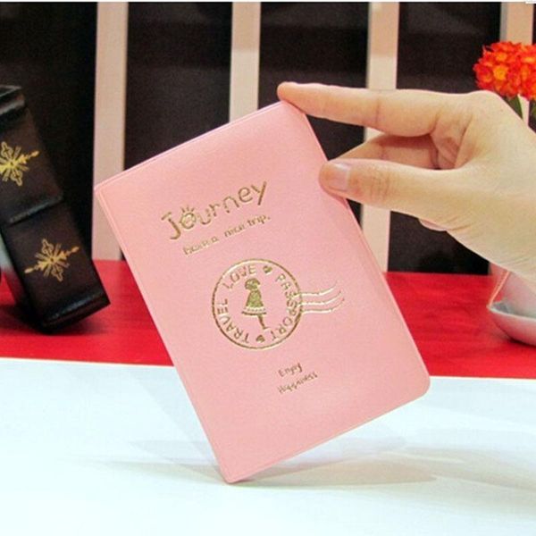 Passport Cover Women Men Pu Leather Cover On The Passport Id Credit Card Holderbrand Travel Passport Holder H Wmttnd