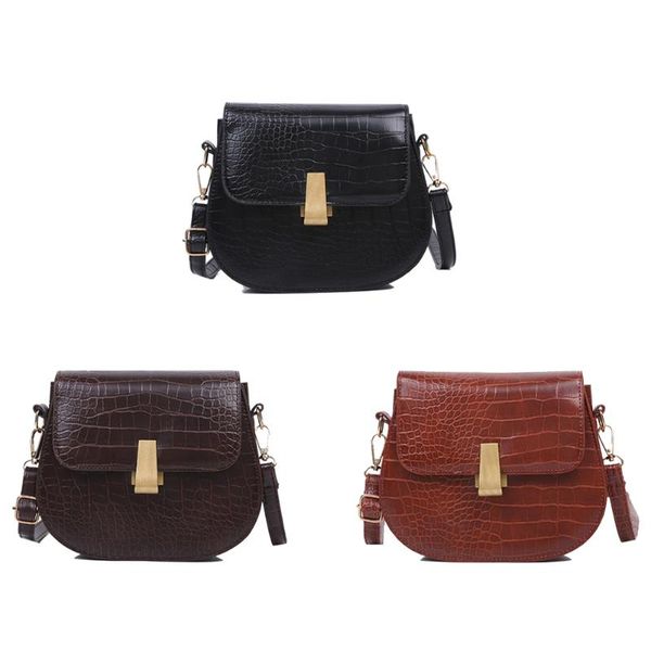 women crocodile leather bag shoulder crossbody selling personality portable durable semicircle messenger handbags
women crocodile leather bag shoulder crossbody selling personality portable durable semicircle messenger handbags