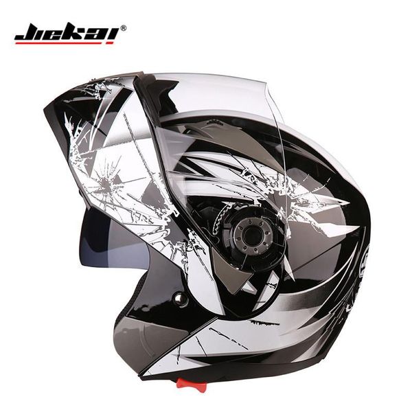 jiekai motorcycle flip up helmet double lens black safety racing motocross helmets motocicleta cascos para 4 season dot
jiekai motorcycle flip up helmet double lens black safety racing motocross helmets motocicleta cascos para 4 season dot