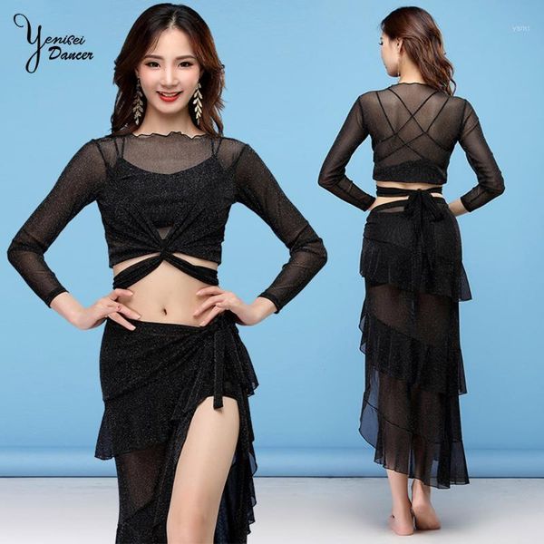 belly dance costumes set women long sleeve dance performance belly costume long trajes bellydance slit skirt black new1, Black;red
belly dance costumes set women long sleeve dance performance belly costume long trajes bellydance slit skirt black new1, Black;red