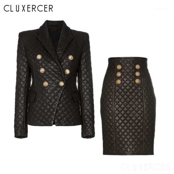 winter two piece set plaid pu women suits elegant long sleeve leather blazer + skirt 2 piece set female office blazer sets1, White;black
winter two piece set plaid pu women suits elegant long sleeve leather blazer + skirt 2 piece set female office blazer sets1, White;black