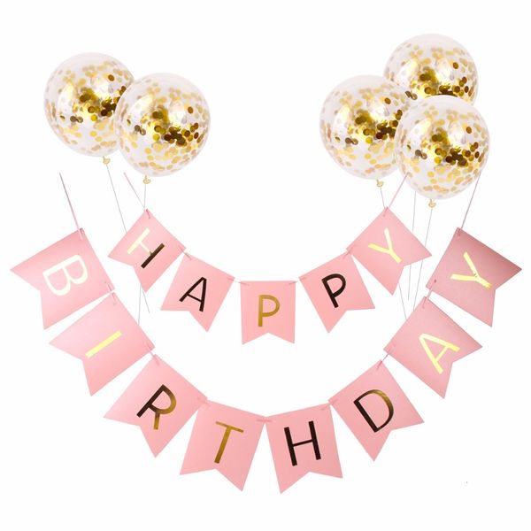 fengrise happy banner pink gold paper garland girl favor christening decoration first birthday boy party favors
fengrise happy banner pink gold paper garland girl favor christening decoration first birthday boy party favors