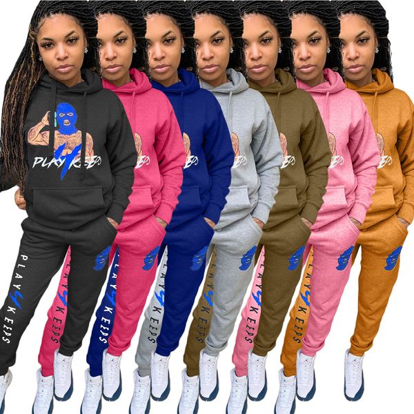 women tracksuits 2 piece set fashion solid colour cartoons letter printed hooded pullover trousers sweater outfits ladies casual sportswear, Gray
women tracksuits 2 piece set fashion solid colour cartoons letter printed hooded pullover trousers sweater outfits ladies casual sportswear, Gray
