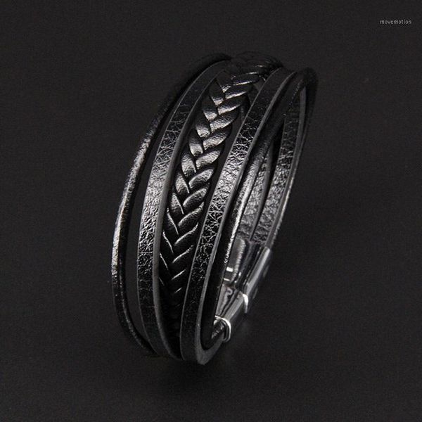 2020 brand new men leather bracelet magnet buckle vintage male braid jewelry for women handmade multi layer wrist band gifts1, Golden;silver
2020 brand new men leather bracelet magnet buckle vintage male braid jewelry for women handmade multi layer wrist band gifts1, Golden;silver