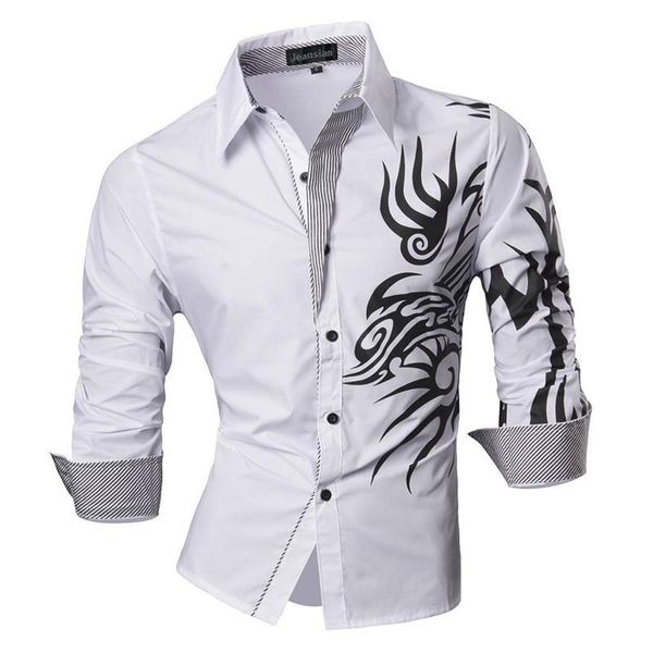 men's fashion dress casual shirts button down long sleeve slim fit designer tattoo lion, White;black
men's fashion dress casual shirts button down long sleeve slim fit designer tattoo lion, White;black