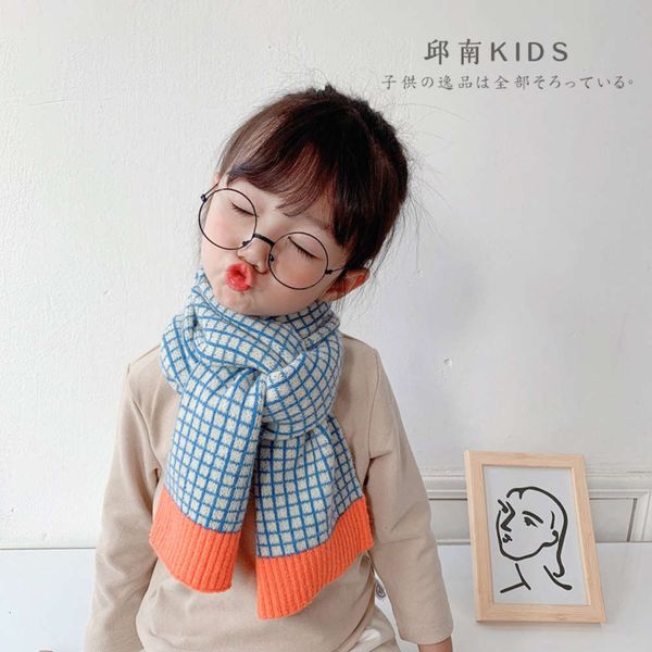 and qiunan spring children's autumn girls korean plaid scarf boys warm tide knitting cold proof collar winter, Red;brown
and qiunan spring children's autumn girls korean plaid scarf boys warm tide knitting cold proof collar winter, Red;brown