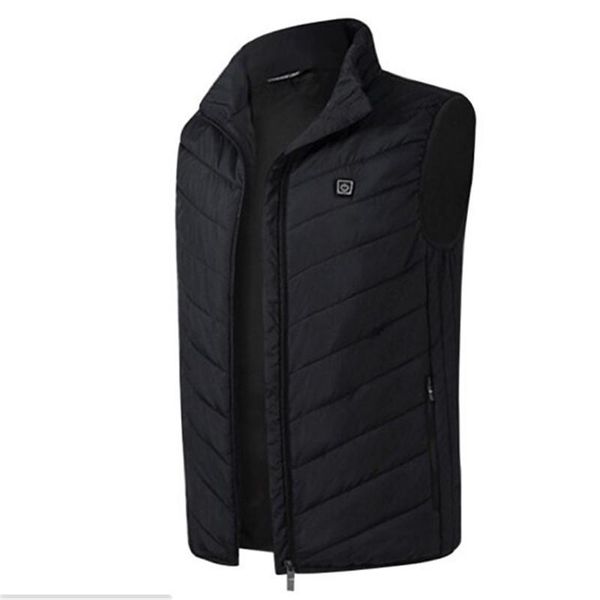 winter brand men heating vest coat smart usb charging vest male solid color heating cotton jacket men clothing, Black;white
winter brand men heating vest coat smart usb charging vest male solid color heating cotton jacket men clothing, Black;white