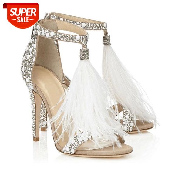 genuine leather sandalia feminina sandals women plus size high heels sandals women rhinestone feather party dress shoes women #z94q, Black
genuine leather sandalia feminina sandals women plus size high heels sandals women rhinestone feather party dress shoes women #z94q, Black