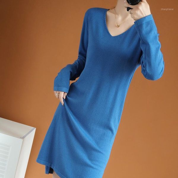 chic women's sweater 2020 autumn and winter new solid color wild long-sleeved slim casual v-neck cashmere sweater women dress1, White;black
chic women's sweater 2020 autumn and winter new solid color wild long-sleeved slim casual v-neck cashmere sweater women dress1, White;black