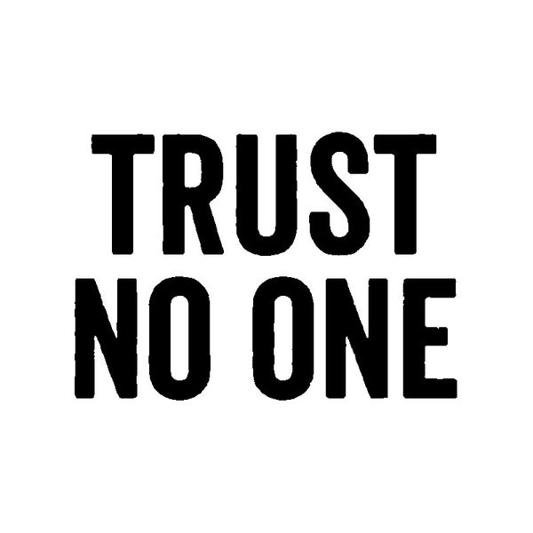 14cm*9.8cm funny trust no one vinyl car sticker decal black silver accessories c15-2744
14cm*9.8cm funny trust no one vinyl car sticker decal black silver accessories c15-2744