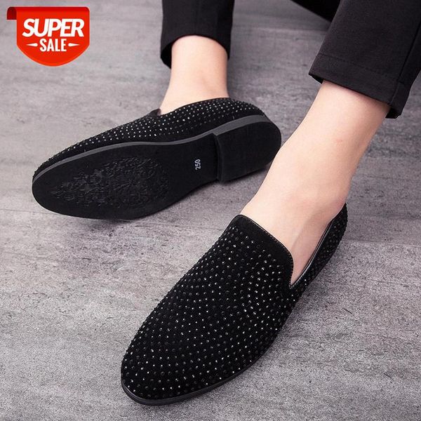 black spikes 2020 new brand mens loafers luxury shoes denim and metal sequins men casual shoes party dress shoes #s00b
black spikes 2020 new brand mens loafers luxury shoes denim and metal sequins men casual shoes party dress shoes #s00b